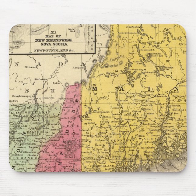 Neuengland 3 mousepad (Vorne)