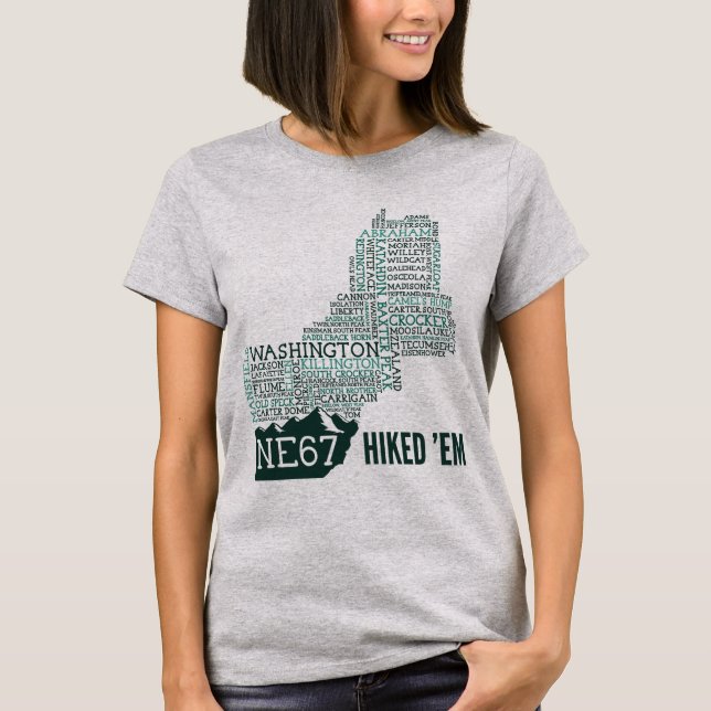 Neuengland 67 Hiked Women's T - Shirt (Vorderseite)