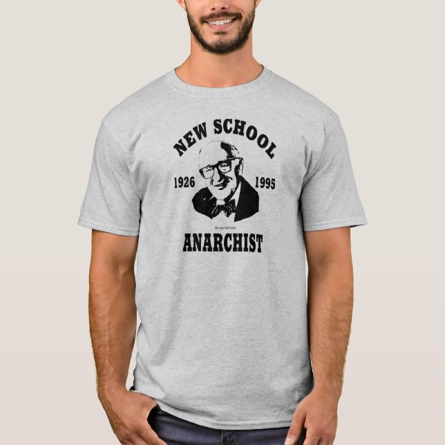 Neuer Anarchist  --  Murray Rothbard T-Shirt (Vorderseite)