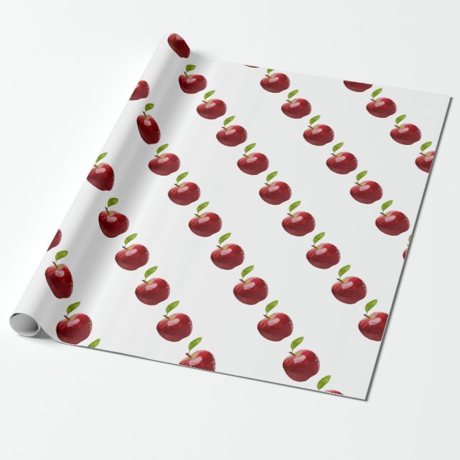 Neuer Apfel Geschenkpapier (Ungerollt)