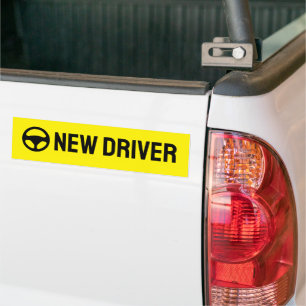 Neuer Autoaufkleber mit Logo für die Fahrzeugführu