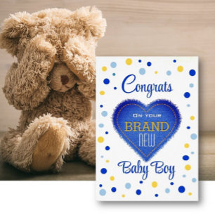 Neuer Baby Boy! Glückwünsche für Neugeborene