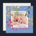 neuer Baby-Junge Frohe Weihnachten<br><div class="desc">neue Weihnachtskarte</div>