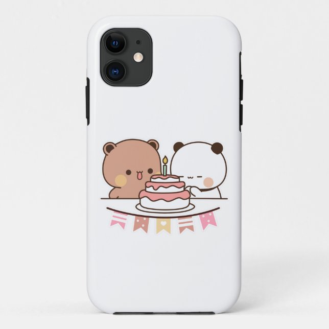 neuer Bär und Panda bubu dudu Case-Mate iPhone Hülle (Rückseite)