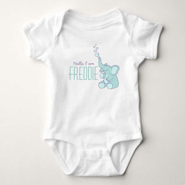 Neuer Begrüßungsknabe für Babyelefone, Shirt (Vorderseite)