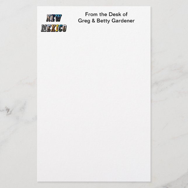 Neuer Bildtext für Mexiko Briefpapier (Vorderseite)