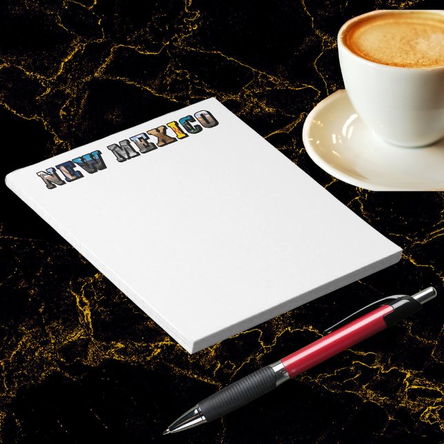 Neuer Bildtext für Mexiko Notizblock (New Mexico, USA Notepad)