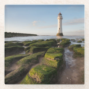 Neuer Brighton-Leuchtturm Glasuntersetzer