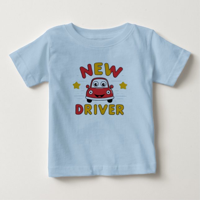 Neuer Cartoon Auto-T - Shirt (Vorderseite)