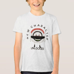Neuer Charakter freigeschaltet Sushi-Kids-T-Shirt Tri-Blend Shirt