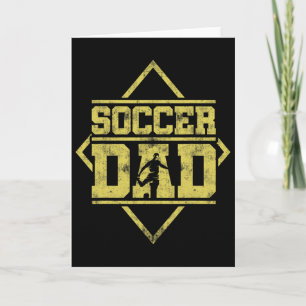 Neuer erstmaliger Vater, der zum Soccer Daddy Da1 Karte