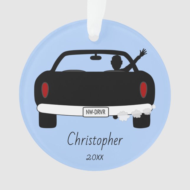 Neuer Fahrer rechts - Junge Ornament (Vorderseite)