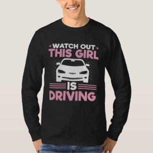 Neuer Fahrschüler Für Teenager Mädchen Frauen Lern T-Shirt
