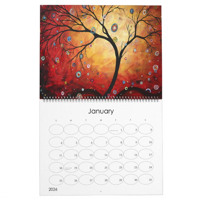 NEUER farbenfroher MADART 2015 - Lebenskalender Kalender (Jan 2026)