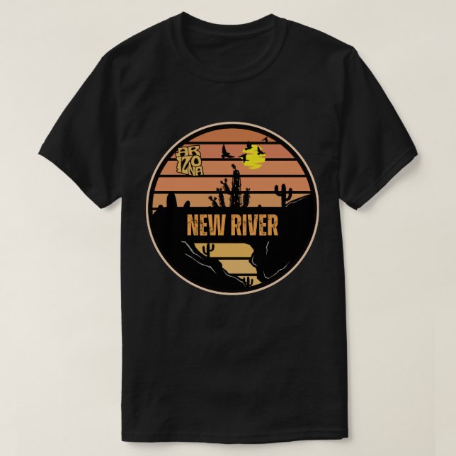 Neuer Fluss, Arizona T-Shirt (Design vorne)
