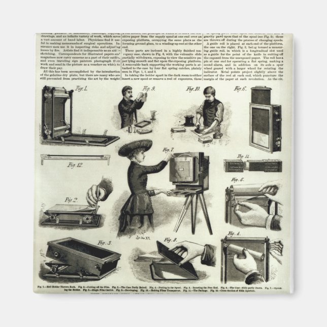 Neuer fotografischer Apparat Magnet (Vorne)