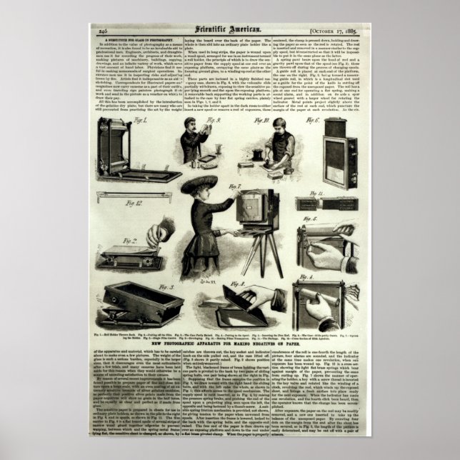 Neuer fotografischer Apparat Poster (Vorne)