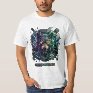 Neuer futuristischer Roboter-Prädator T-Shirt