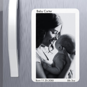 Neuer Geburtstag eines Babys - Kühlschrankmagnet Magnet