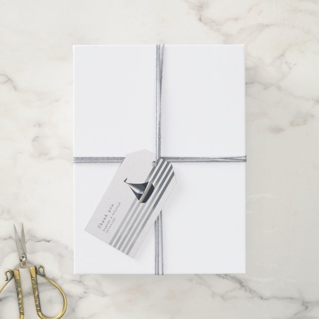 Neuer Glanz Hochzeit danke Geschenkanhänger (Mit Garn)