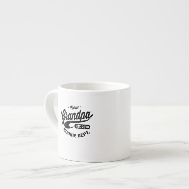Neuer Großvater 2018 Espressotasse (Vorderseite Links)