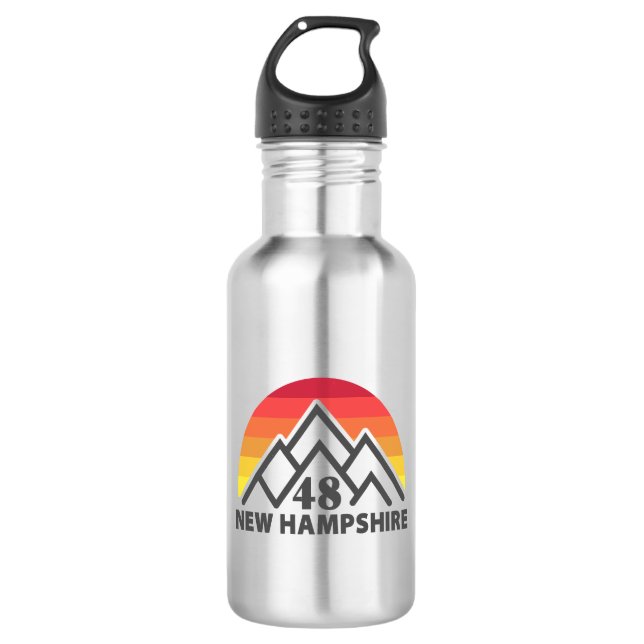 Neuer Hampshire 48 Retro-Berg Edelstahlflasche (Vorderseite)