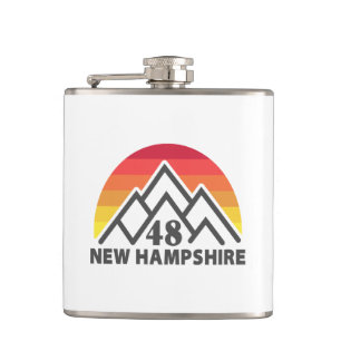 Neuer Hampshire 48 Retro-Berg Flachmann