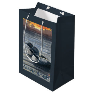 Neuer HampshireCommon Loon Mittlere Geschenktüte