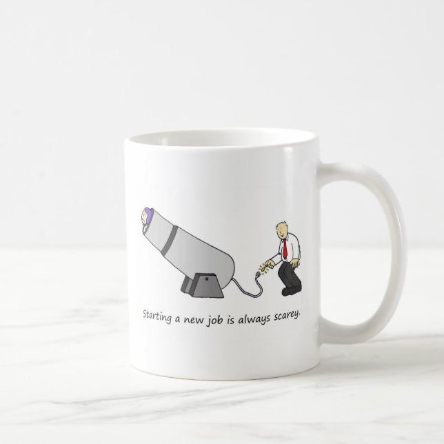 Neuer Job Glückwunsch Circus Cartoons Kaffeetasse (Rechts)
