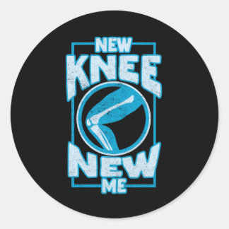 Neuer Knie-Knee-Ersatz Runder Aufkleber