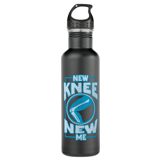 Neuer Knie-Knie-Ersatz Edelstahlflasche (Vorderseite)