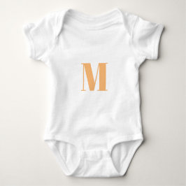 Neuer, kundenspezifischer Anfangsbuchstabe niedlic Baby Strampler
