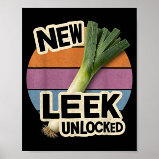 Neuer Leck freigeschaltet Lustiger Leck Gaming Hum Poster