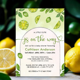 Neuer Limoner Citrus Gender Neutral Baby Shower Einladung
