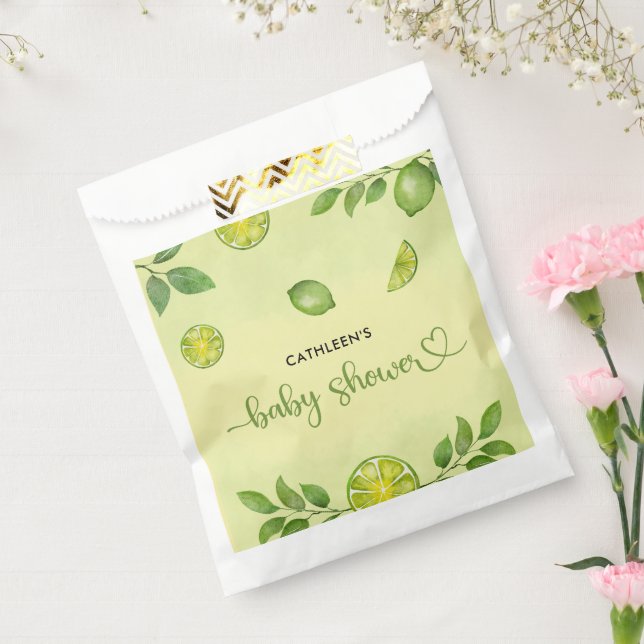 Neuer Limoner Citrus Gender Neutral Baby Shower Geschenktütchen (Versiegelt)