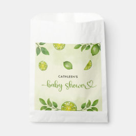 Neuer Limoner Citrus Gender Neutral Baby Shower Geschenktütchen