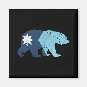 Neuer Minnesota-State-Flaggenträger Magnet