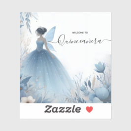 Neuer Naturbaum Hexenverzauberter Wald Quinceanera Aufkleber