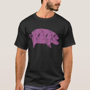 NEUER OFFIZIELLER Bauernhof des rosa T-Shirt