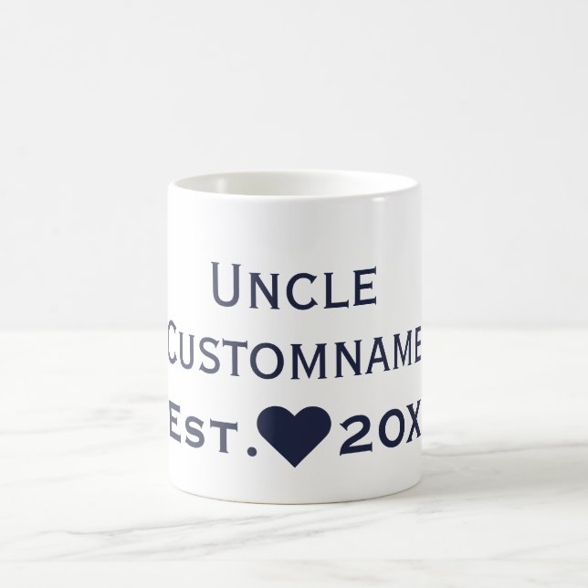 Neuer Onkel Established Navy Mug Kaffeetasse (Mittel)