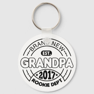 Neuer Opa 2017 Schlüsselanhänger