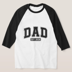 Neuer Papa 2026 Daddy 2026 Vater 2026 Papa Est. 20 T-Shirt