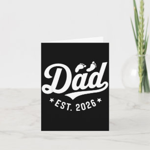Neuer Papa est 2026 Vatertag erster Papa Karte