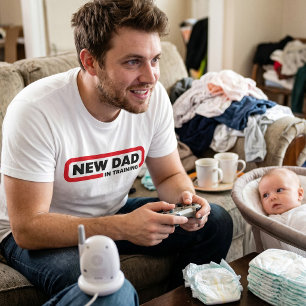 Neuer Papa in Ausbildung - Lustiges T-Shirt