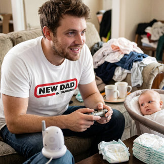 Neuer Papa in Ausbildung - Lustiges T-Shirt
