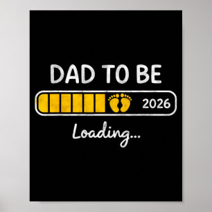 Neuer Papa seit 2026 Vatertag Erster Papa überhaup Poster