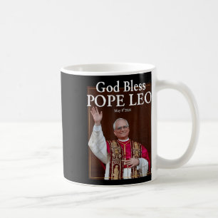 Neuer Papst 2025 Gott segne Papst Leo 8. Mai 2025  Kaffeetasse