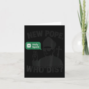 Neuer Papst, der den Heiligen Geist besiegt Funny  Karte