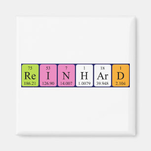 Neuer periodischer NamenMagnet Magnet
