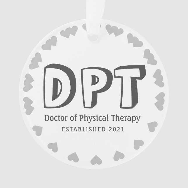 Neuer Personalarzt für Physikalische Therapie Ornament (Vorderseite)